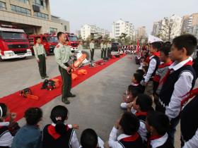 赣榆区组织开展“小学生进军营”活动