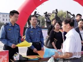 灌南县交通运输局积极开展道德建设宣传活动