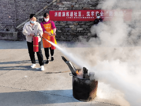 文明实践·时代新风︱双龙社区开展消防演练活动